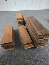 49 Balau Tropical Hardwood Decking Off Cuts. Total length approximately 2820 CM