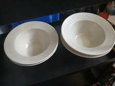 PAUL COSTELLOE WEDGWOOD DEEP CEREAL BOWLS  X 4