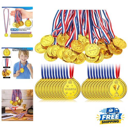 Bulk gold plastic awards - 30,