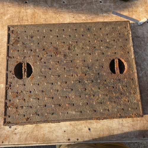 Cast iron manhole cover - cast,