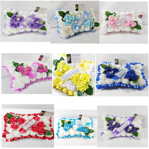 Pillow wreath funeral tribute - wreath,