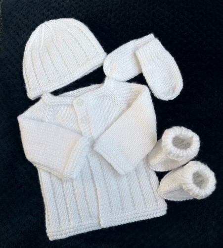 Hand knitted baby cardigan - baby,