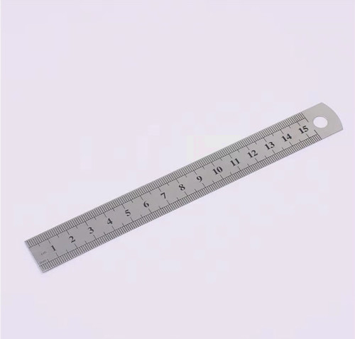 Metal stainless steel ruler - stainless,