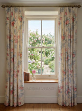 Pair of Vintage Rose Floral