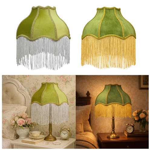 Vintage lampshade velvet - lampshade, lamp