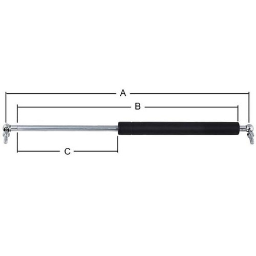 Damper gas strut for - damper,