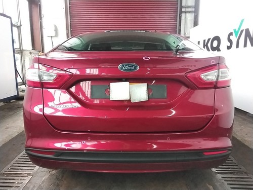 Rear bumper red - rear,