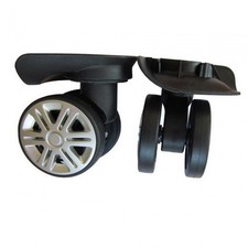 2Pcs Replacement Luggage Suitcase Wheels Quiet Double Row Wheel Luggage Suitcase