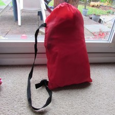 Red Inflatable Lazy Lounger for Camping or Beach - Used once only