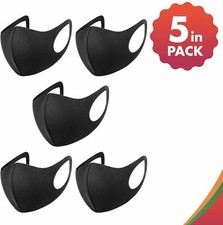 Pack 5 Face Mask Black