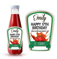 Personalised Spoof ketchup