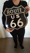 Route 66 shield. 15" x 15.5"