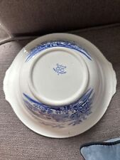 Vintage Blue And White Seaforth Veg Dish