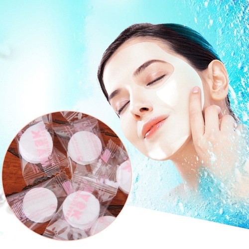 20pc compressed cotton facial - compressed,