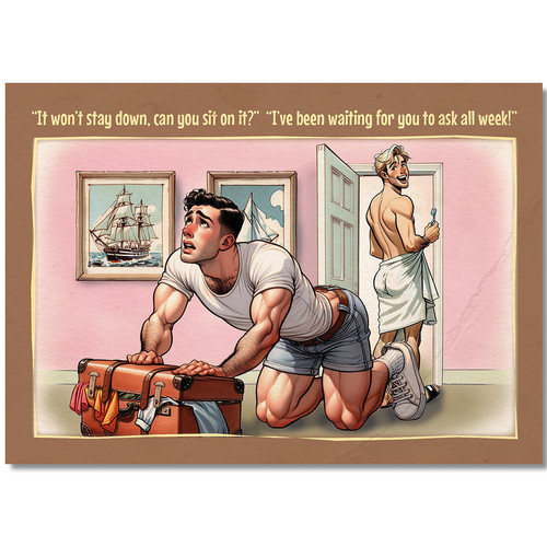 Gay postcard inspired - , by