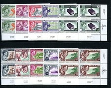 Pitcairn Islands 2015 QEII set in Imprint blocks MNH. SG 934-943. Sc 798-807.
