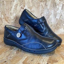 Clarks Un Loop Black Leather