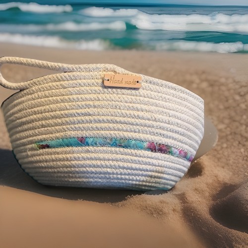 Hand made cotton cord rope