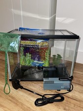 Hugo Kamishi Mizumi coldwater fish tank 18 litres with filter, fish net, plants