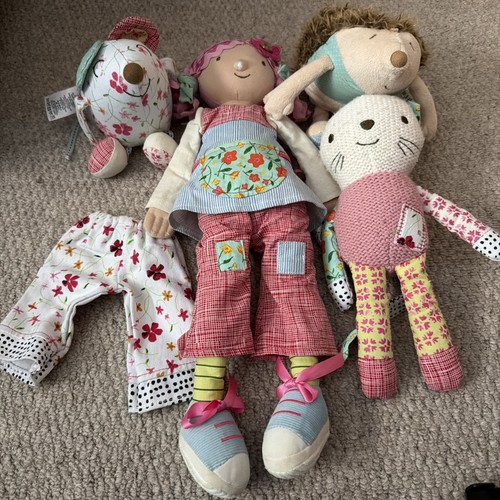 Emily button doll - button, &