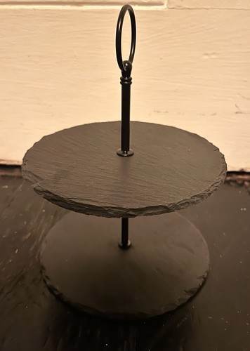 Two tiered serving stand - two-tiered,,
