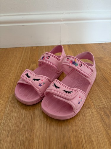 Girls pink sandals - girls,