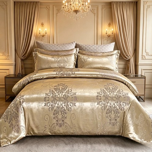 Piece luxury satin - satin, jacquard