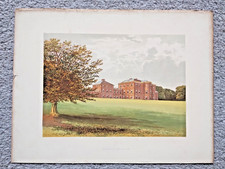 Mersham Le Hatch, Kent - Antique Print - c1880