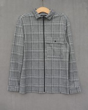boohooMAN Dogtooth Check Zip