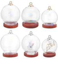6 Sets Glass Dome Cover, 3
