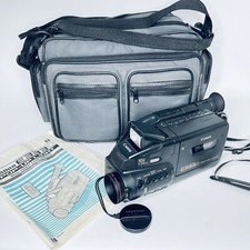 Vintage Canon E333D 8mm Video Camera Camcorder Body with Carry Case, Spares Rep