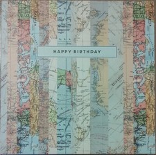 Paperchase World Map Travel