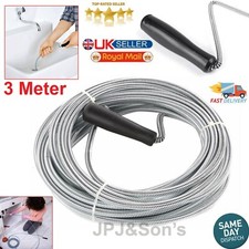 3m Long Coiled Drain Cleaning