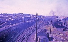 Original 35mm Railway Slide Holyhead Shed 1965 + Copyright