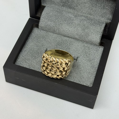 9ct row keeper ring - 9ct,