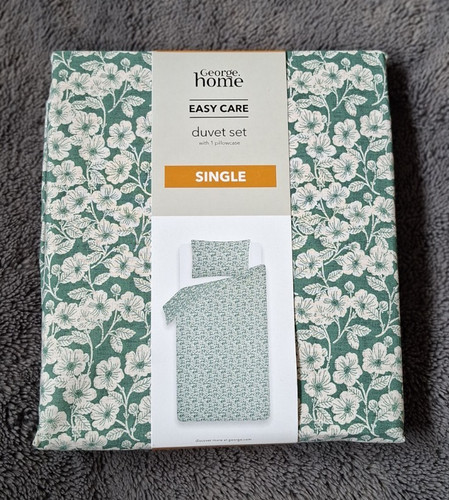 George cream green ditsy - green,