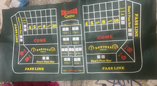 New Casino Craps Green Felt