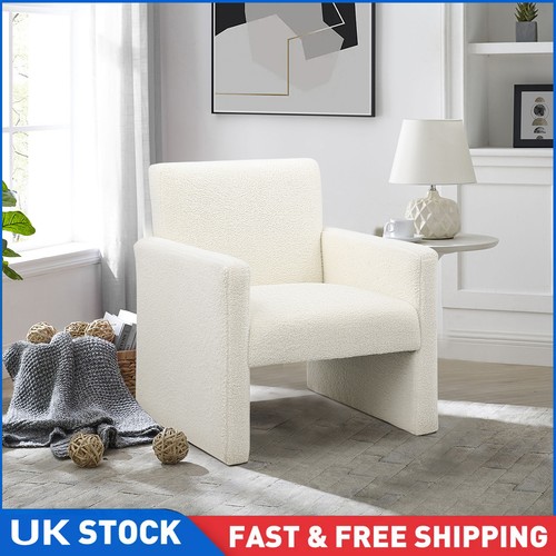 Comfy sherpa tub armchair - sherpa,