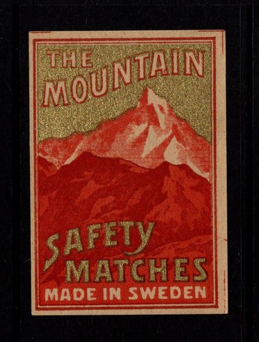 Matchbox label sweden the - sweden,,