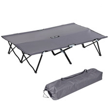 Double Camping Folding Cot