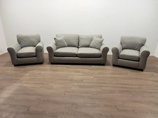 Lisbon Grey Fabric Living Room