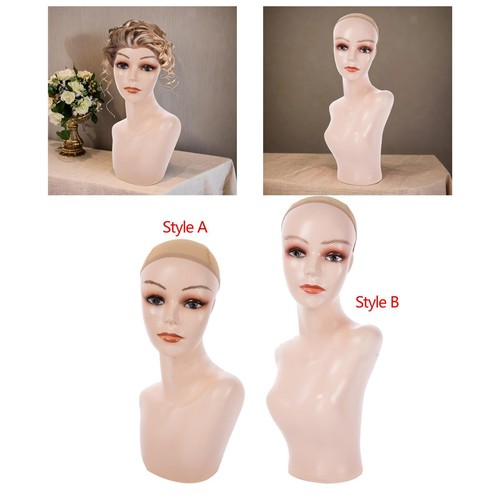 Female mannequin head - female,