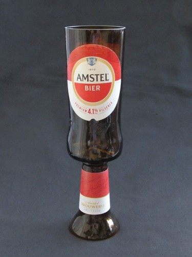 Amstel beer lager - /, stemmed