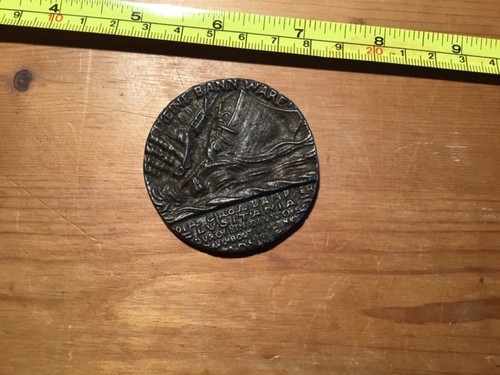 Lusitania iron medal - medal, 1915