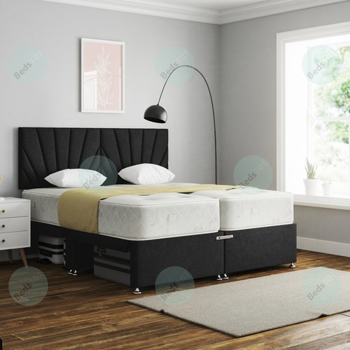 Zip link under storage divan - &,