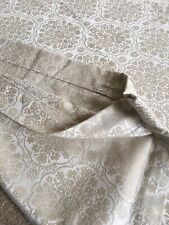 2 x Large Vintage beige door curtain curtains room divider 12.5 ft W 8 ft L drop