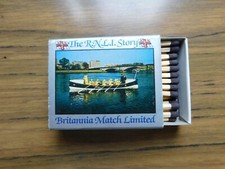Royal Life Boat Institution Matchbox c1980 #5 Whitby Rowing Lifeboat 