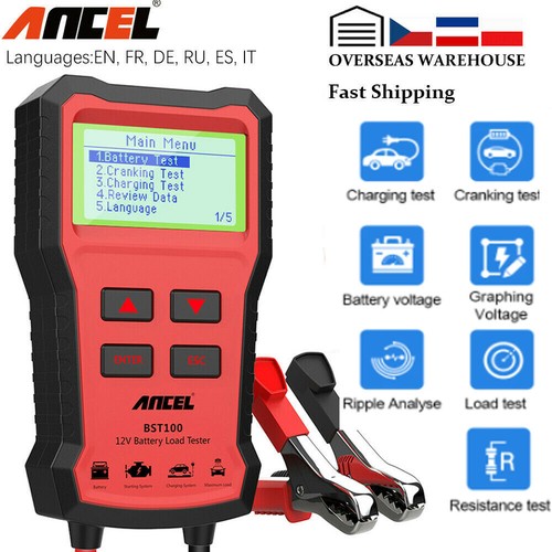 Car battery tester - 12v, digital