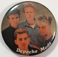 1980's Depeche Mode Pop Music Band Plastic/Tin Badge 25mm. strangelove