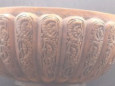 Vintage Carved Wooden Bowl